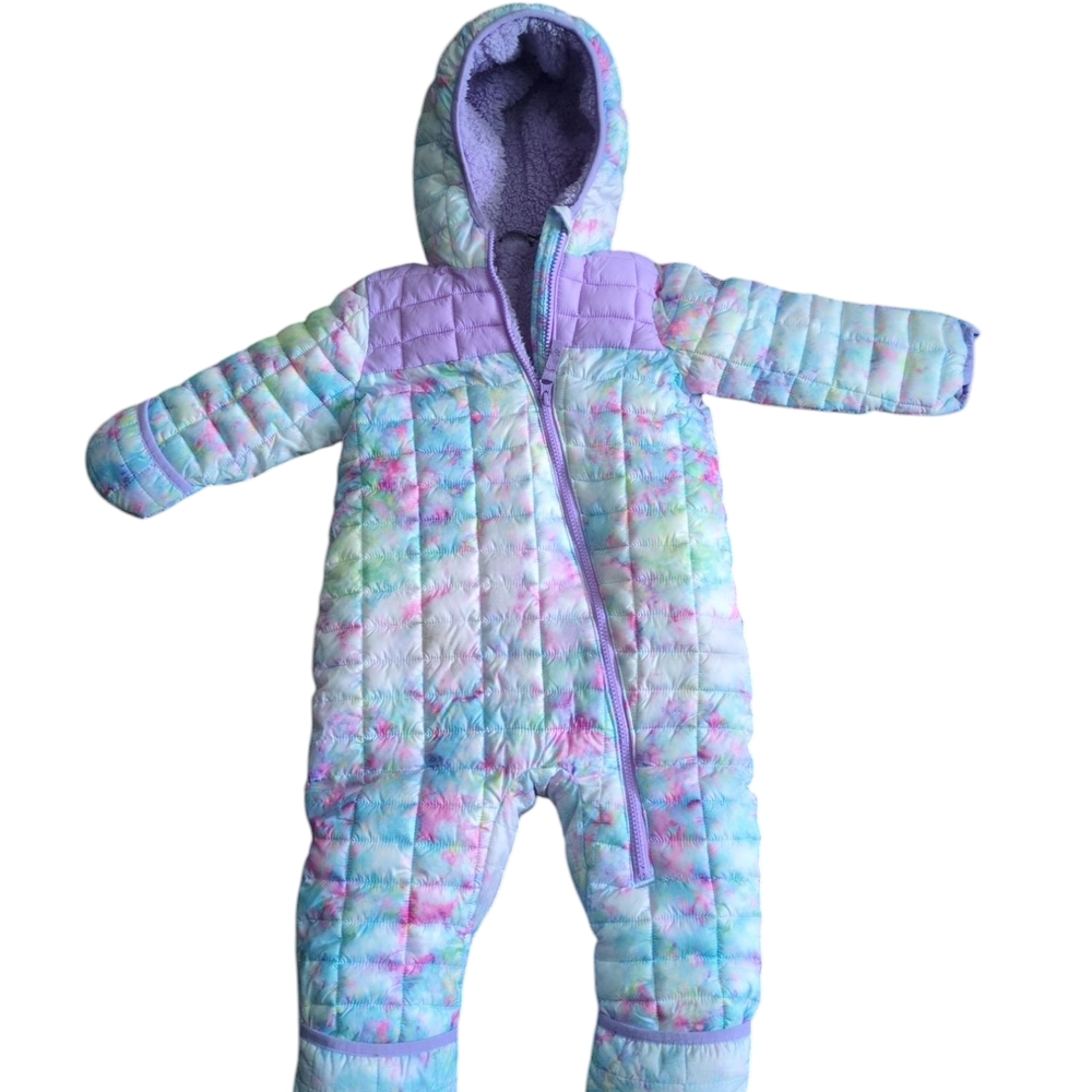 Snowsuit with Cozy Purple Lining
